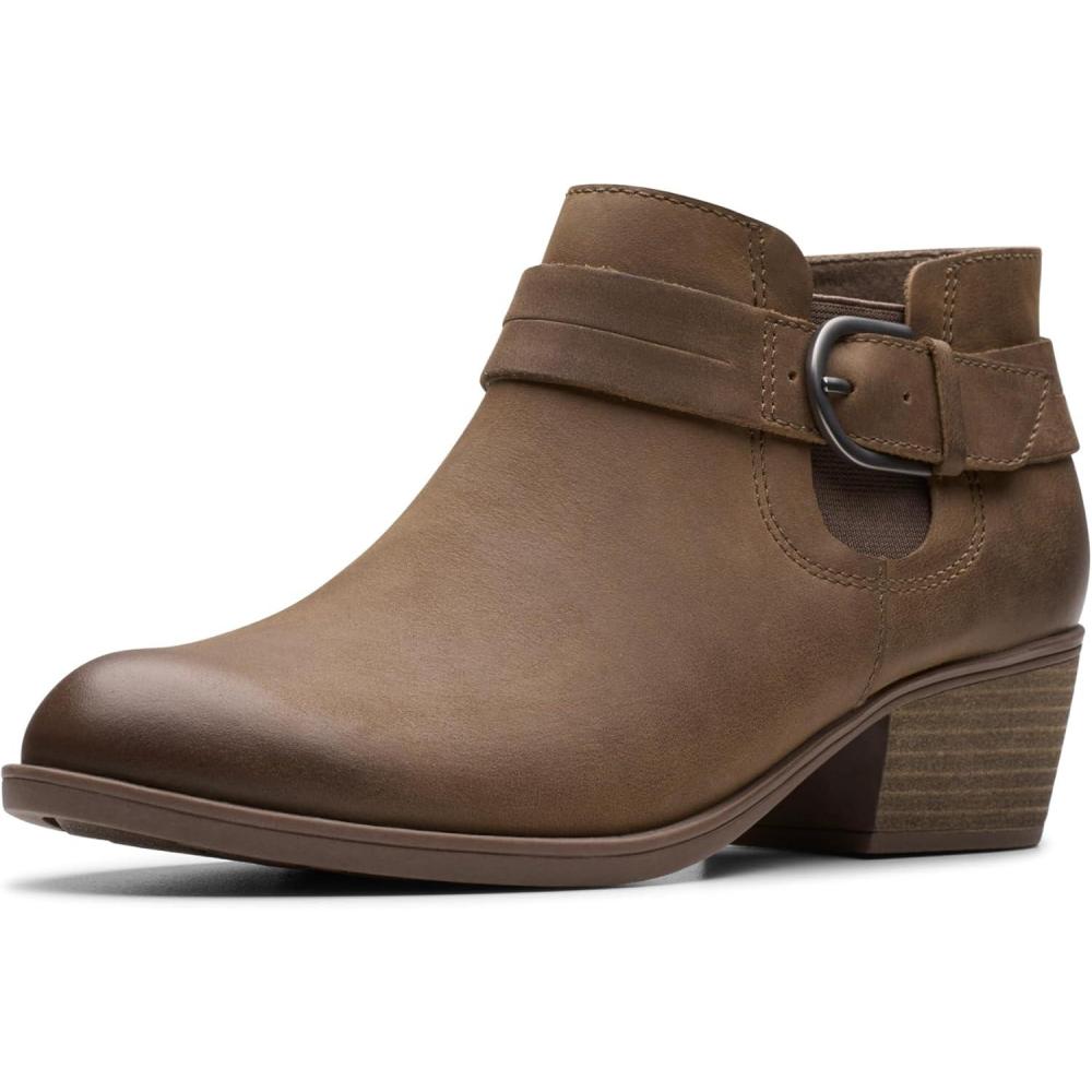 imageClarks Womens Charlten Rae Ankle BootMushroom Oily