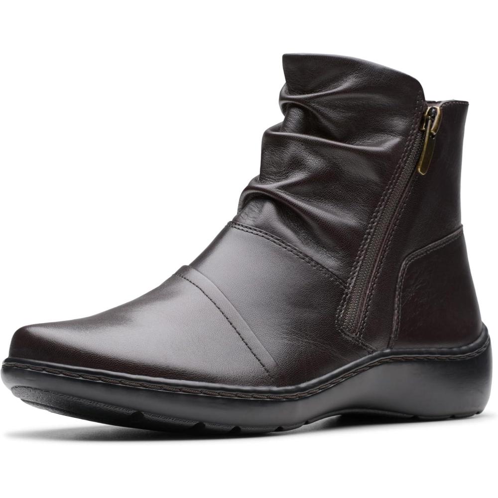 imageClarks Womens Cora Pace BootsChocolate