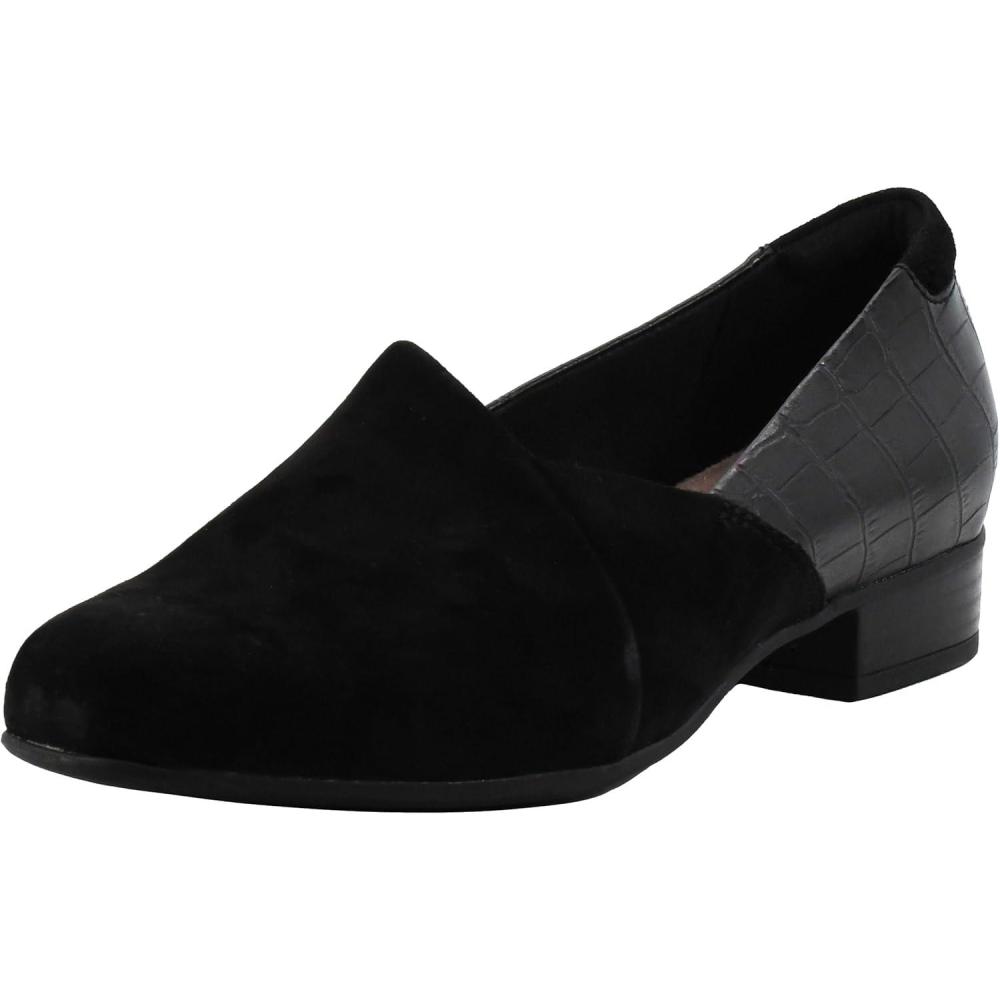 imageClarks Womens Juliet Palm LoaferBlack Suede