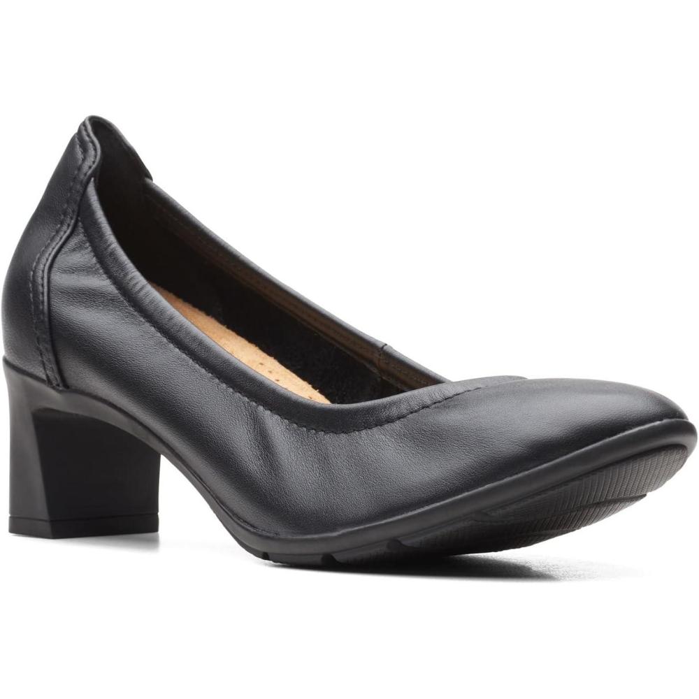 imageClarks Womens Neiley Pearl SandalsBlack Leather