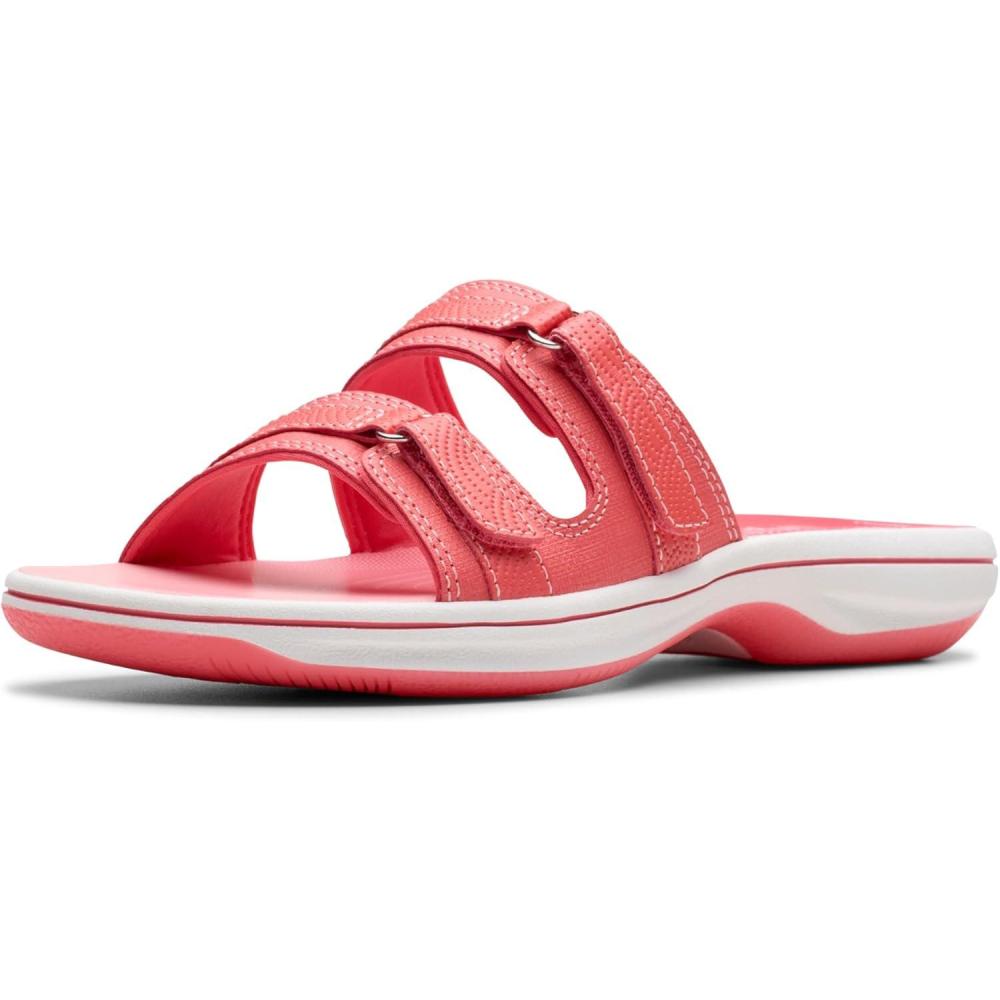 imageClarks womens Breeze PiperSlide SandalBrt Coral
