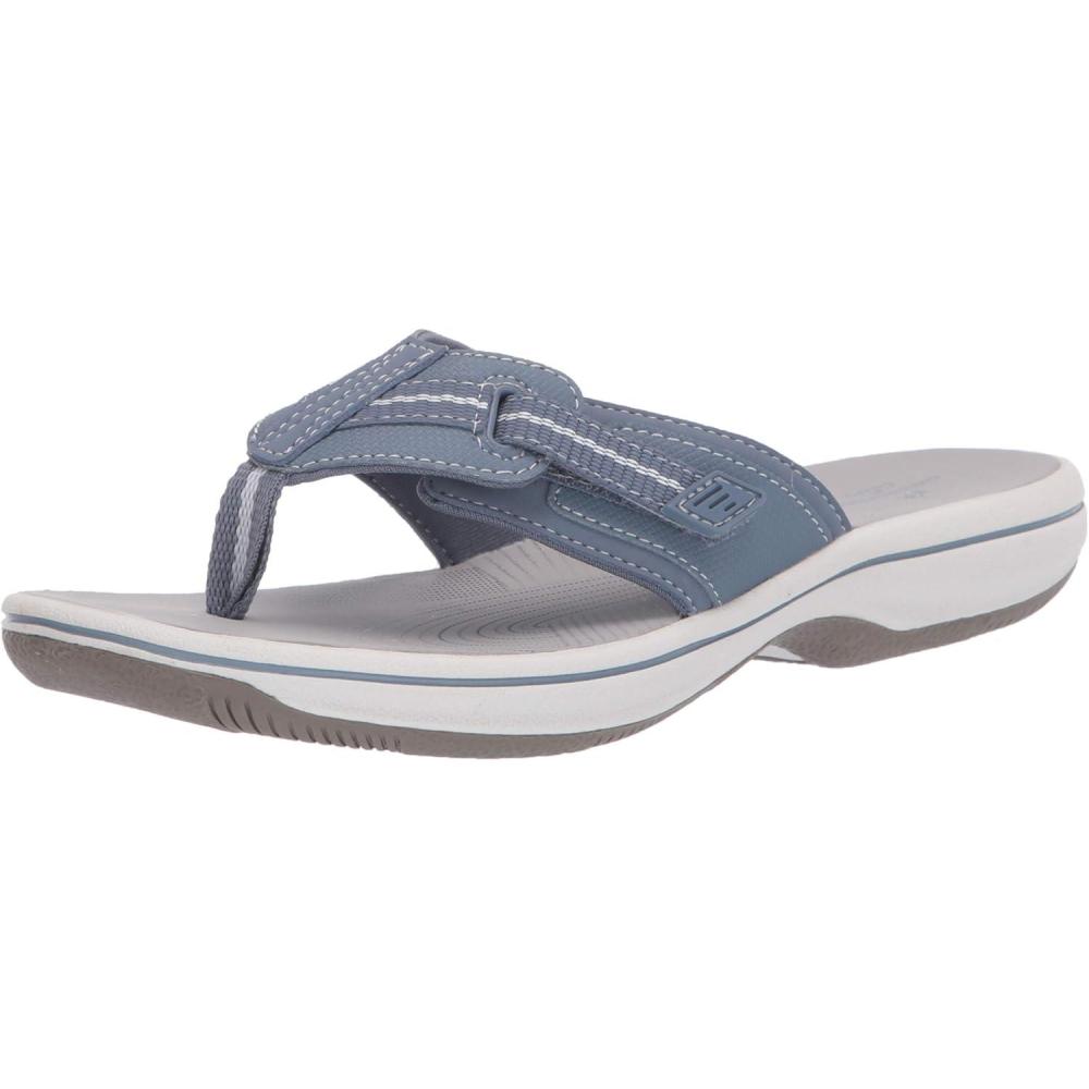 imageClarks womens Brinkley JazzBlue Grey Synthetic