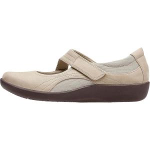 CLARKS Women’s Sillian Bella Mary Jane Flat(Sand)