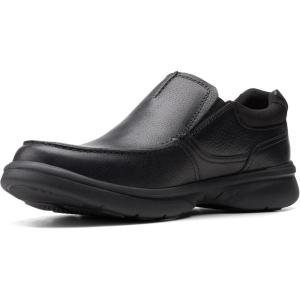 Clarks Men’s Bradley Free Loafers(Blk Tumbled Lea)