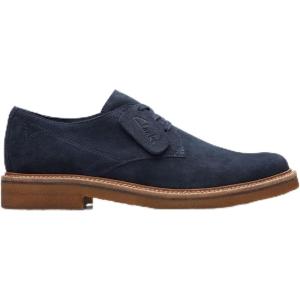 Clarks Mens Burchill Derby(Navy Suede)