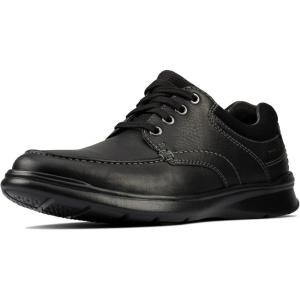 Clarks Men’s Cotrell Edge Oxford Shoes(Black Oily Leather)