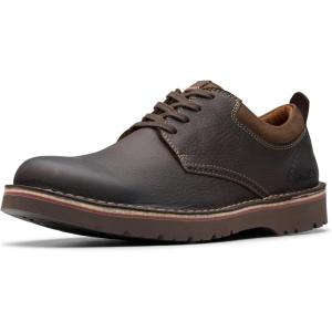 Clarks Men’s Eastridge Low Oxfords(Dark Brown)