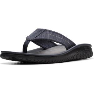 Clarks Men’s Slide Flip-Flop(Navy Textile)