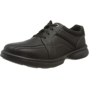 Clarks Mens Sneaker(Black Black Tumbled Leather)