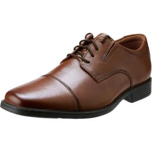Clarks Men’s Tilden Cap Oxford Shoes(Light Brown)