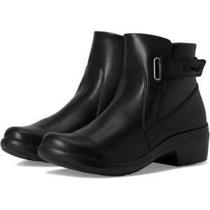 Clarks Women’s Angie Serena Ankle Boot(Black Leather)