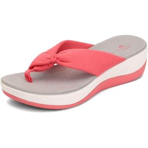 Clarks Women’s Arla Glison Flip Flop(Berry)
