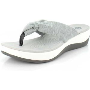 Clarks Women’s Arla Glison Flip Flop(Grey)