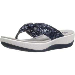 Clarks Women’s Arla Glison Flip Flop(Navy White)