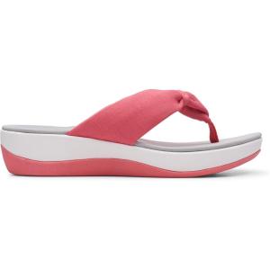 Clarks Women’s Arla Glison Flip Flop(Red Raspberry Raspberry)