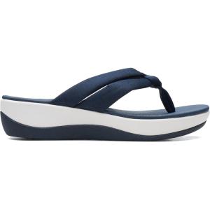 Clarks Women’s Arla Kaylie Flip-Flop(Navy Textile)