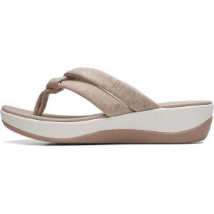 Clarks Women’s Arla Kaylie Flip-Flop(Sand Textile)