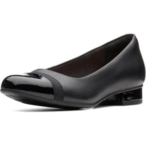 Clarks Women’s Ashland Bubble Loafers(Black Leather/Synthetic)