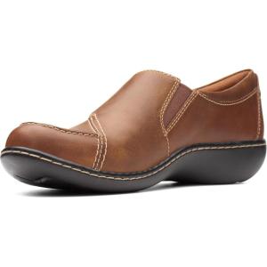 Clarks Women’s Ashland Lane Q Loafers(Dark Tan)