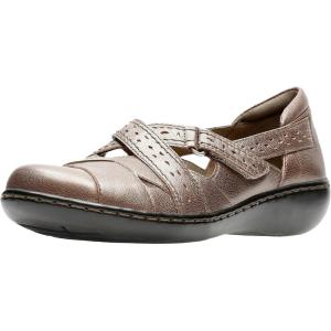 Clarks Women’s Ashland Spin Q Slip-On Loafers(Pewter)