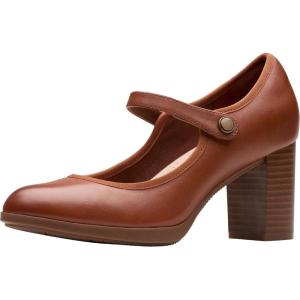 Clarks Women’s Bayla Lily Pump(Tan Leather)