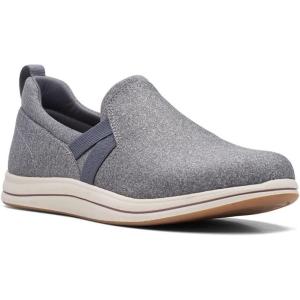 Clarks Women’s Breeze Bali Loafer Flat(Dark Grey Textile)