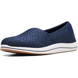 Clarks Women’s Breeze Emily Loafers(Navy Synthetic)