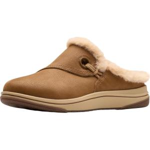 Clarks Women’s Breeze Myth CloudSteppers Clog(Dark Tan Textile)