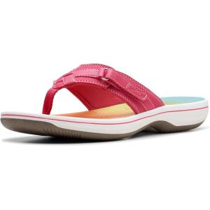Clarks Women’s Breeze Sea Flip-Flop(Bright Pink Ombre)