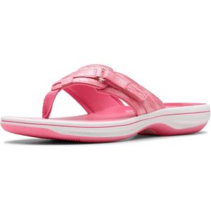 Clarks Women’s Breeze Sea Flip-Flop(Pink Ombre)