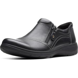 Clarks Women’s Carleigh Ray Oxfords(Black Leather)