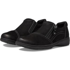 Clarks Women’s Carleigh Ray Oxfords(Black Nubuck)