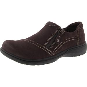 Clarks Women’s Carleigh Ray Oxfords(Dark Brown Nubuck)