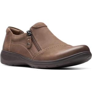 Clarks Women’s Carleigh Ray Oxfords(Taupe Nubuck)