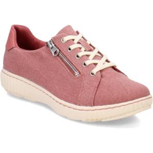 Clarks Women’s Caroline Echo Canvas Side Zip Fashion Sneaker(Dusty Rose)