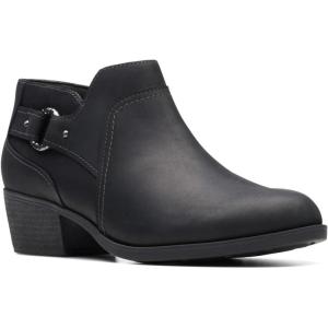 Clarks Women’s Charlten Grace Boots(Black Oily)