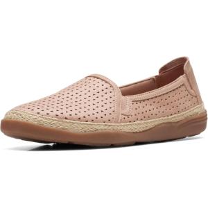 Clarks Women’s Elaina Ruby Loafers(Warm Beige Leather)