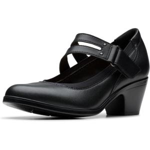 Clarks Women’s Emily 2 Janna Pump(Black Leather)