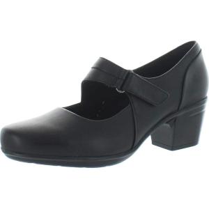 Clarks Women’s Emslie Lulin Pump(Black Leather)