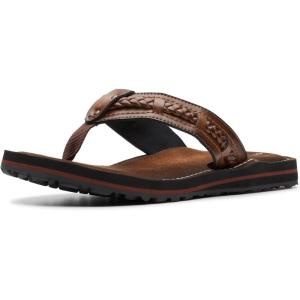 Clarks Women’s Fenner Nerice Flip Flop(Honey)