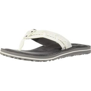 Clarks Women’s Fenner Nerice Flip Flop(White Synthetic)