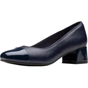 Clarks Women’s Iridessa May Pump(Navy Leather)