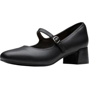 Clarks Women’s Iridessa Rae Pump(Black Leather)