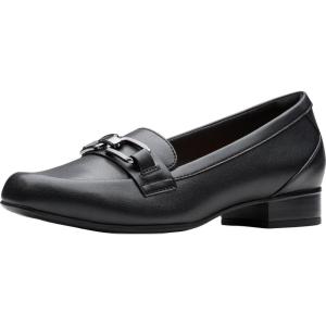 Clarks Women’s Juliet Echo Loafer(Black Leather)
