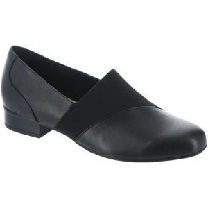 Clarks Women’s Juliet Gem Loafers(Black Leather)