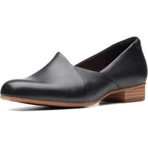 Clarks Women’s Juliet Palm Loafer(Black Leather)