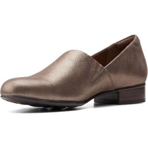 Clarks Women’s Juliet Palm Loafer(Metallic Leather)