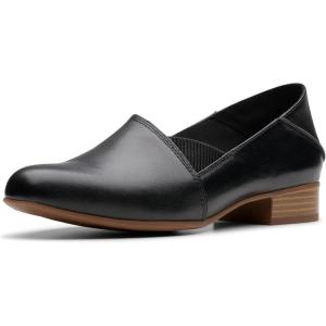 Clarks Women’s Juliet Trim Loafers(Black Leather)