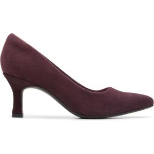 Clarks Women’s Kataleyna Gem Pumps(Plum Suede)