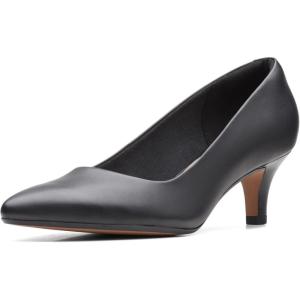 Clarks Women’s Linvale Jerica Pump(Black Leather)